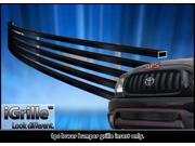 Fits 01 04 Toyota Tacoma Black Bumper Stainless Steel Billet Grille Insert T85482J