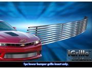 Fits 2014 2015 Chevy Camaro LS LT LT With RS Pack Stainless Bumper Billet Grille C65997C