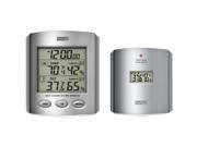 TAYLOR 91756 Wireless Thermometer with Indoor Outdoor Humidity Clock
