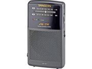 Portable AM FM Hand Held Receiver with Built In Speaker