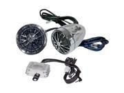 Motorcycle Mount 400 Watt Sound System With Dual Speakers