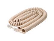 25 Ivory Coiled Handset Cord