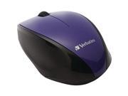 Verbatim 97994 Wireless Multi trac Blue Led Optical Mouse purple