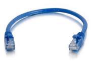 C2g 20ft Cat5e Snagless Unshielded Utp Network Patch Cable Blue 398