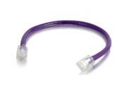 C2g 100ft Cat5e Non booted Unshielded Utp Network Patch Cable Purple 605