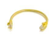 C2g 20ft Cat5e Snagless Unshielded Utp Network Patch Cable Yellow 437