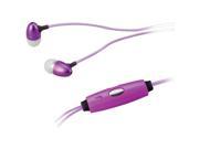 ILIVE iAEL65PR Glowing Earbuds with Microphone Purple
