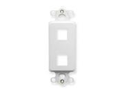 INSERT DECOREX 2 PORT WHITE ICC IC107DI2WH