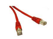 C2g 5ft Cat5e Molded Shielded Stp Network Patch Cable Red 27247