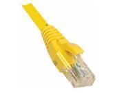 1ft Yellow Snagless Cat5e Utp Patch Cabl 90 C5EB 1YL