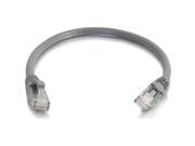 6in Cat5e Snagless Unshielded Utp Network Patch Cable Gray 931