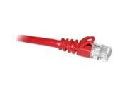 CAT5 350MHZ PTCHCORD W BOOTS 25FT RED C5E RD 25 ENC