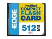 512MB EDGE PROSHOT 100X CF MEMORY CARD PE204365