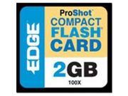 2GB EDGE PROSHOT 100X CF MEMORY CARD PE204389