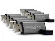 10 X 4GB PRO USB DRIVE GREY DSP4GB10PK