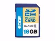 16GB EDGE SDHC HD VIDEO CARD CLASS 6 PE222604