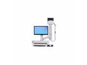 Ergotron Styleview Sit Stand Combo System With Worksurface Mounting Kit 45 272 216
