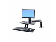 Ergotron Workfit a with Suspended Keyboard Single Ld Stand 24 390 026