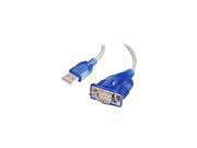 C2G USB TO DB9 SERIAL RS232 ADAPTER CABLE SERIAL ADAPTER 26886