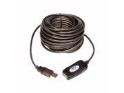 TRIPP LITE 10M USB 2.0 HI SPEED ACTIVE EXTENSION REPEATER CABLE USB A M F 33 33FT 10 METER USB EXTENSION CABLE 33 FT U026 10M