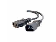 C2G COMPUTER POWER CORD EXTENSION POWER EXTENSION CABLE 3 FT 29966