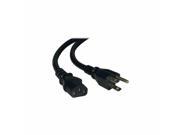 Tripp Lite Standard Computer Power Cord 10a 18awg 5 15p To C13 Power Cable 125 Vac 3 Ft P006 003