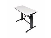 Ergotron Workfit d Sit stand Desk Table Office Rectangular Light Gray 24 271 926