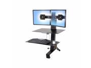 Ergotron Workfit s Dual with Worksurface Stand 33 349 200