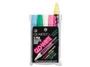 Quartet Glo Write Fluorescent Marker Five Color Set QRT5090