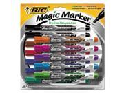BIC Magic Marker Brand Low Odor AND Bold Writing Dry Erase Marker BICGELIPP121AST