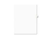 Avery Preprinted Legal Exhibit Index Tab Dividers with Black and White Tabs AVE01060