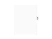 Avery Legal Index Divider Exhibit Alpha Letter Avery Style AVE01385