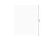 Avery Preprinted Legal Exhibit Index Tab Dividers with Black and White Tabs AVE01414
