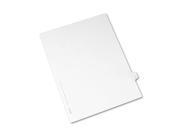 Avery Preprinted Legal Exhibit Index Tab Dividers with Black and White Tabs AVE82168