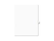 Avery Preprinted Legal Exhibit Index Tab Dividers with Black and White Tabs AVE01090