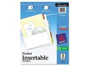 Avery Insertable Single Pocket Dividers AVE11270
