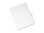 Avery Preprinted Legal Exhibit Index Tab Dividers with Black and White Tabs AVE82178