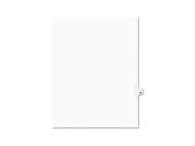 Avery Preprinted Legal Exhibit Index Tab Dividers with Black and White Tabs AVE01068