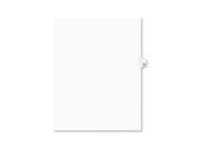 Avery Preprinted Legal Exhibit Index Tab Dividers with Black and White Tabs AVE01085