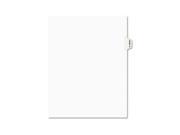 Avery Legal Index Divider Exhibit Alpha Letter Avery Style AVE01383