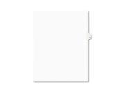 Avery Preprinted Legal Exhibit Index Tab Dividers with Black and White Tabs AVE01084
