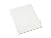 Avery Preprinted Legal Exhibit Index Tab Dividers with Black and White Tabs AVE82228