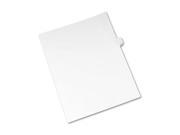 Avery Preprinted Legal Exhibit Index Tab Dividers with Black and White Tabs AVE82172