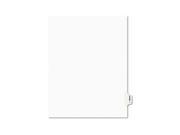 Avery Legal Index Divider Exhibit Alpha Letter Avery Style AVE01379