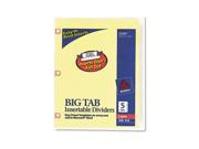 Avery Insertable Big Tab Dividers AVE23281