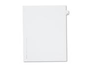 Avery Preprinted Legal Exhibit Index Tab Dividers with Black and White Tabs AVE82246
