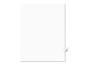 Avery Preprinted Legal Exhibit Index Tab Dividers with Black and White Tabs AVE01046