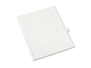 Avery Preprinted Legal Exhibit Index Tab Dividers with Black and White Tabs AVE82233