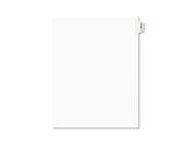 Avery Legal Index Divider Exhibit Alpha Letter Avery Style AVE01381