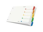 Cardinal 11 x 17 OneStep Printable Table of Contents and Dividers CRD84893